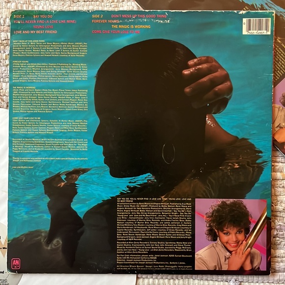 Janet Jackson - (Self-Titled) Vinyl LP - Picture 2 of 5
